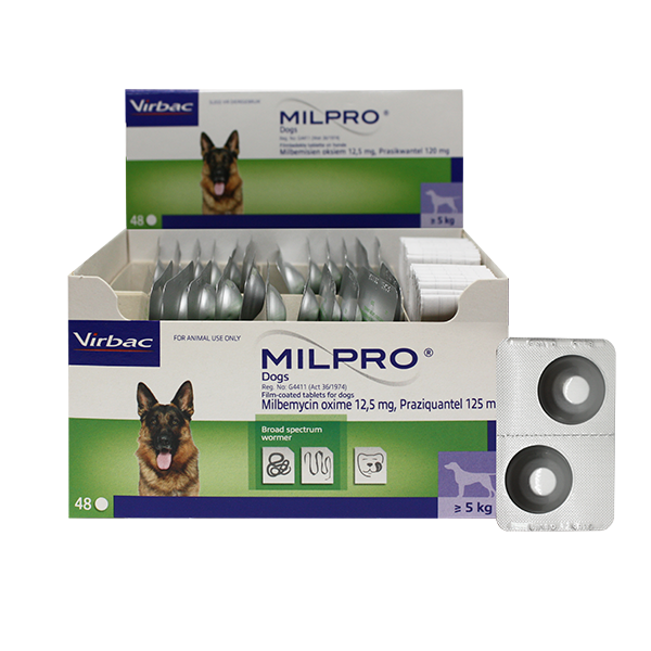 Milpro Dog Worm Tablet - Singles