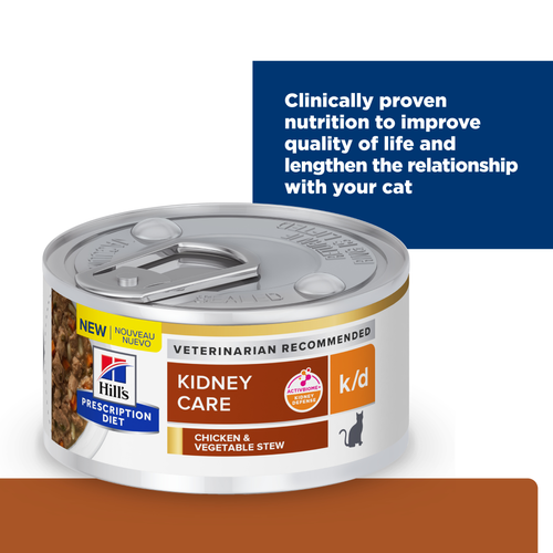 Hills PD Feline k/d Chicken & Vegetable Stew - Cans