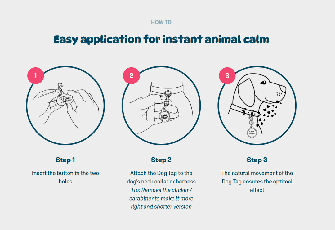 CalmDown by KRUUSE ® Dog Tag Kit