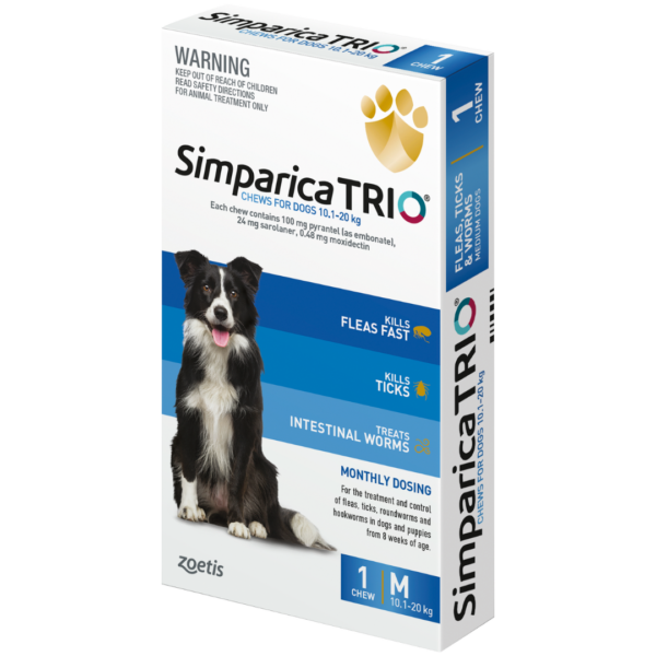 Simparica TRIO® Chew for Dog