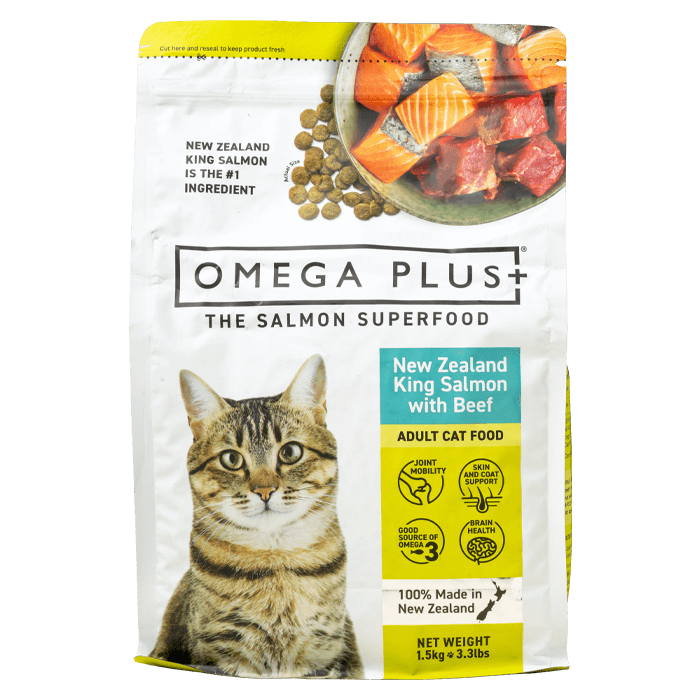 Omega Plus King Salmon & Beef - Cat Food