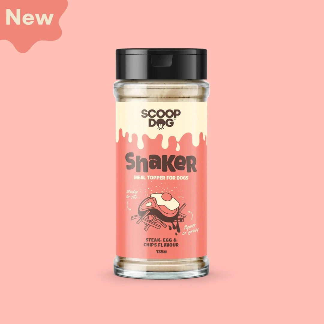 Scoop Dog Shaker - Steak, Egg & Chips