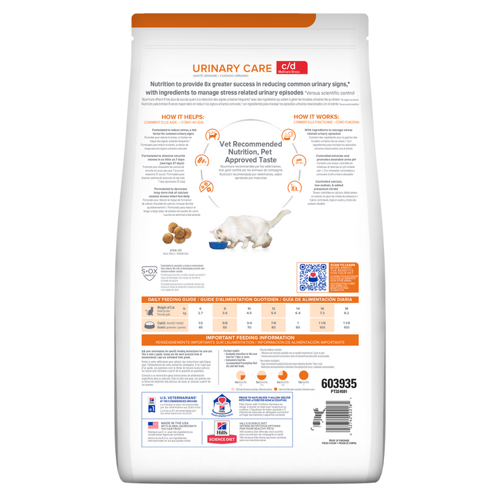 Hills PD Feline c/d Multicare Stress