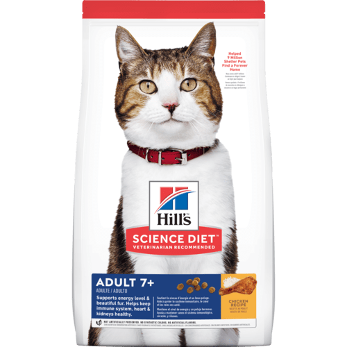 Hill's  Adult 7+ Chicken Recipe cat food
