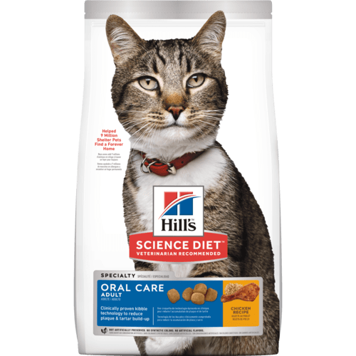 Hill's Adult Oral Care cat food