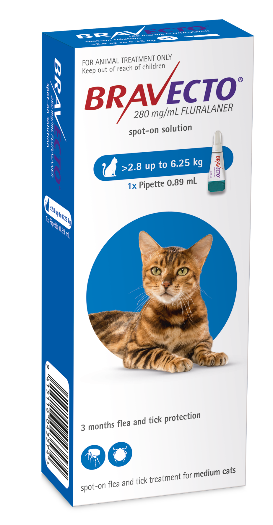 BRAVECTO® SPOT-ON FOR CATS (all sizes)