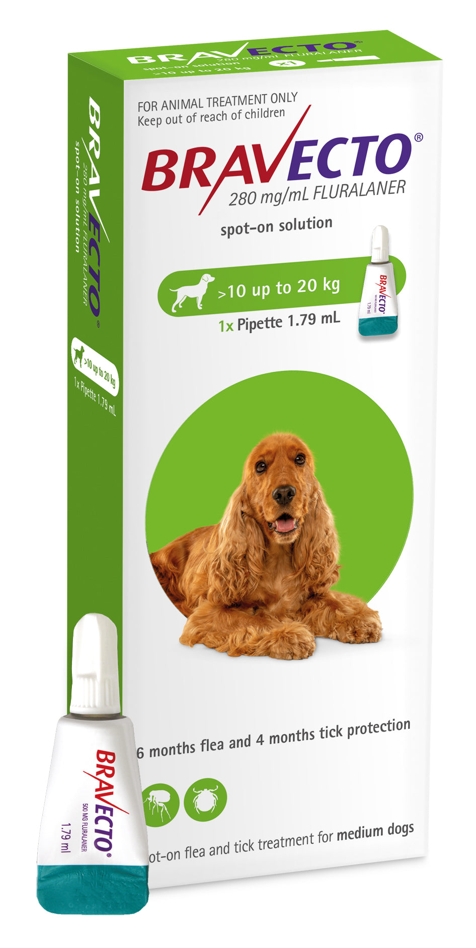 BRAVECTO® SPOT-ON FOR DOGS (>10-20kg)