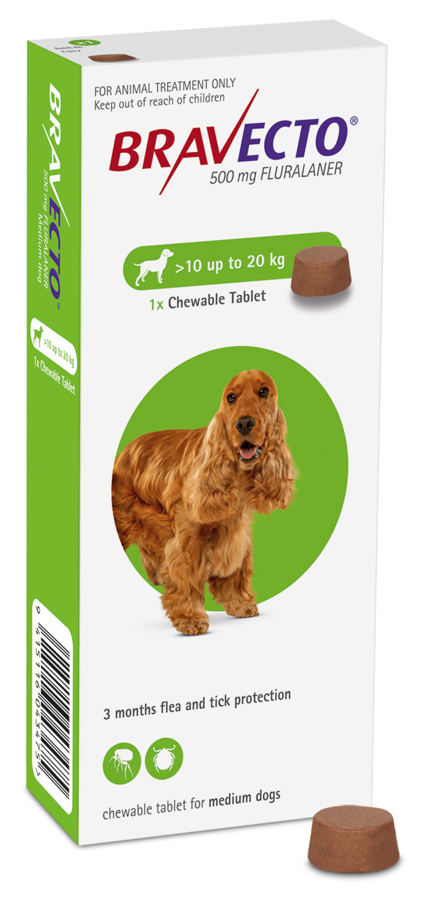 BRAVECTO® CHEW FOR DOGS (>10-20kg)
