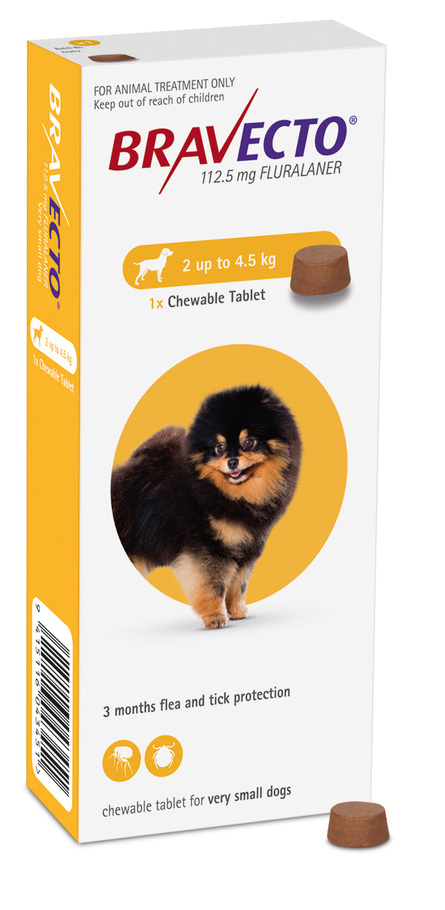 BRAVECTO® CHEW FOR DOGS   (2kg - 4.5kg)