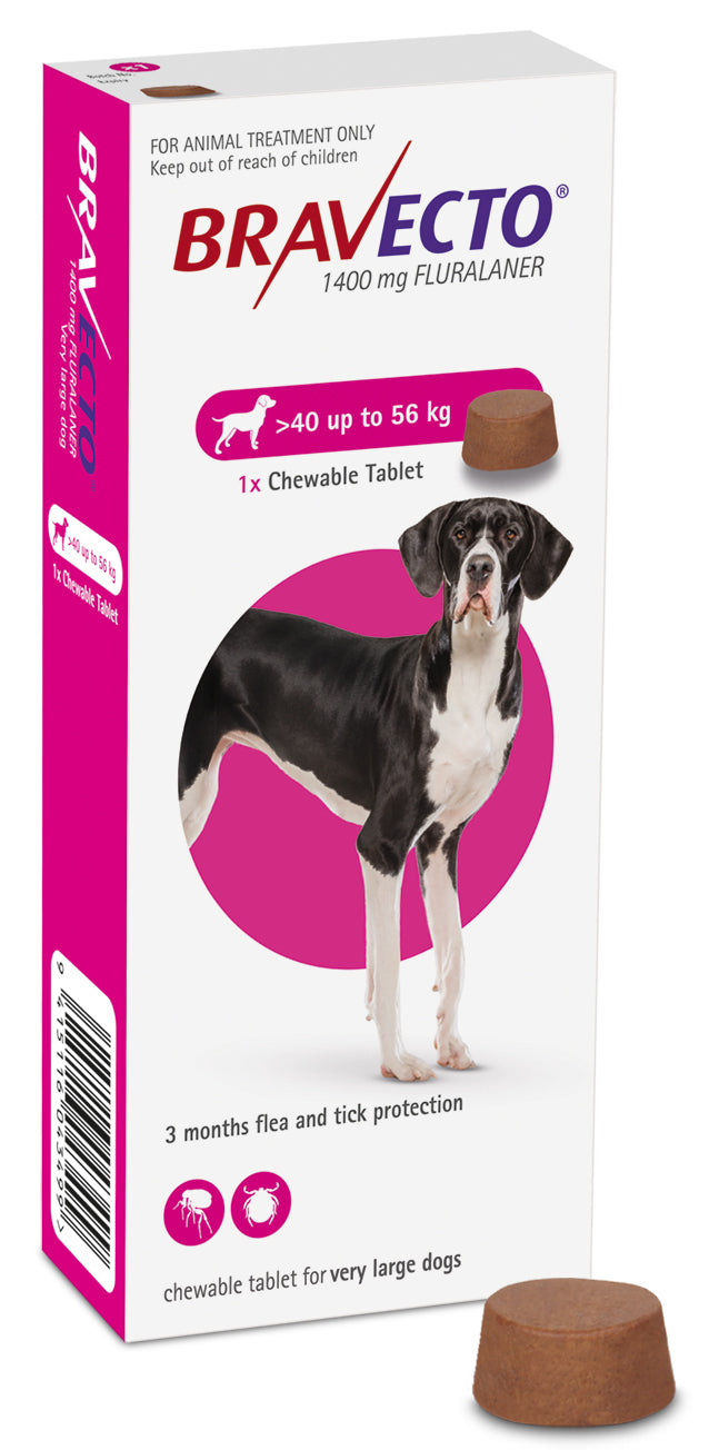 BRAVECTO® CHEW FOR DOGS (>40-56kg)