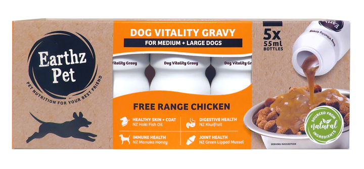 Earthz Pet Vitality Gravy (5 pack)